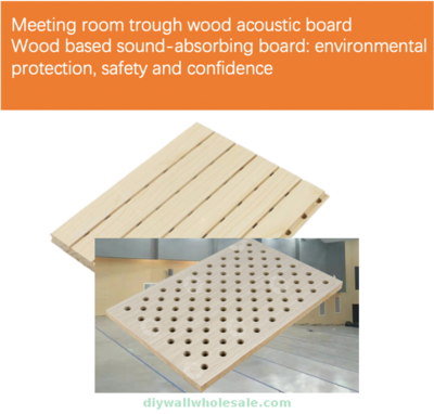 A0102 slot wood acoustic board